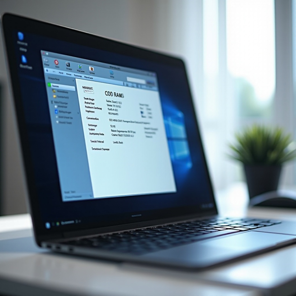 jak sprawdzić pamięć RAM w laptopie