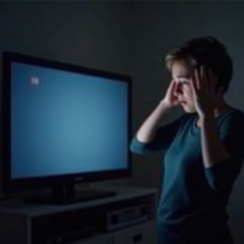 تلفزيون Vizio لا يعمل، لا يوجد ضوء