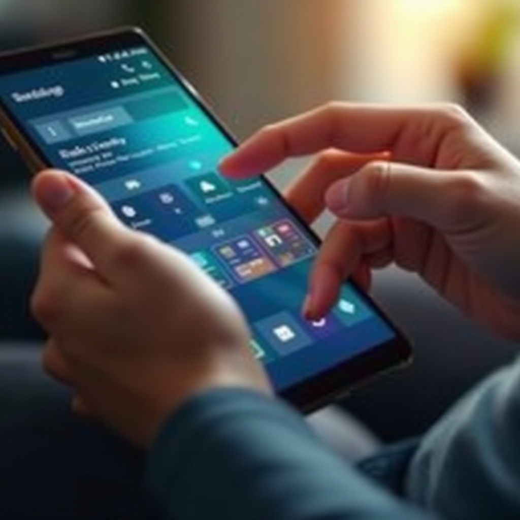 android app tap phone action