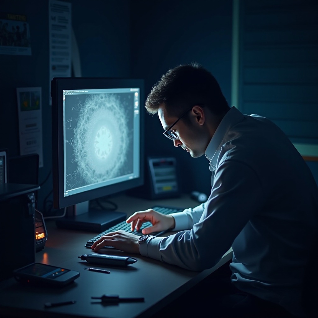 изгорео екран рачунара