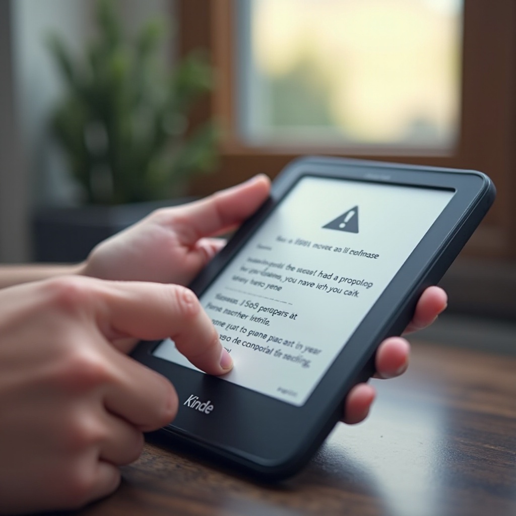 Kindle не перезагружается