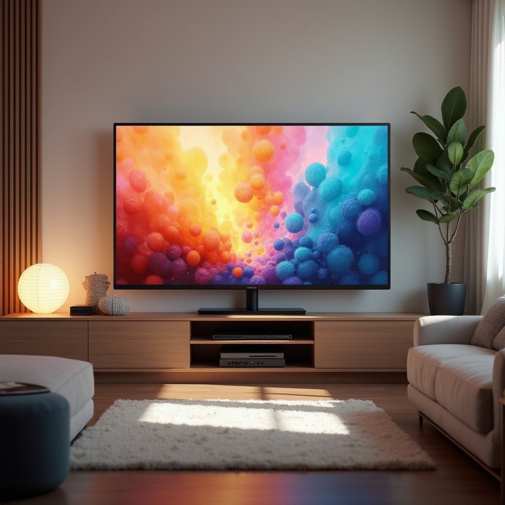 телевизор с поворотной подставкой