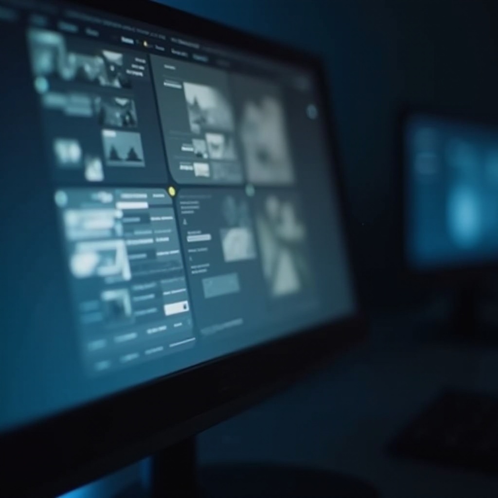 spálená obrazovka počítače