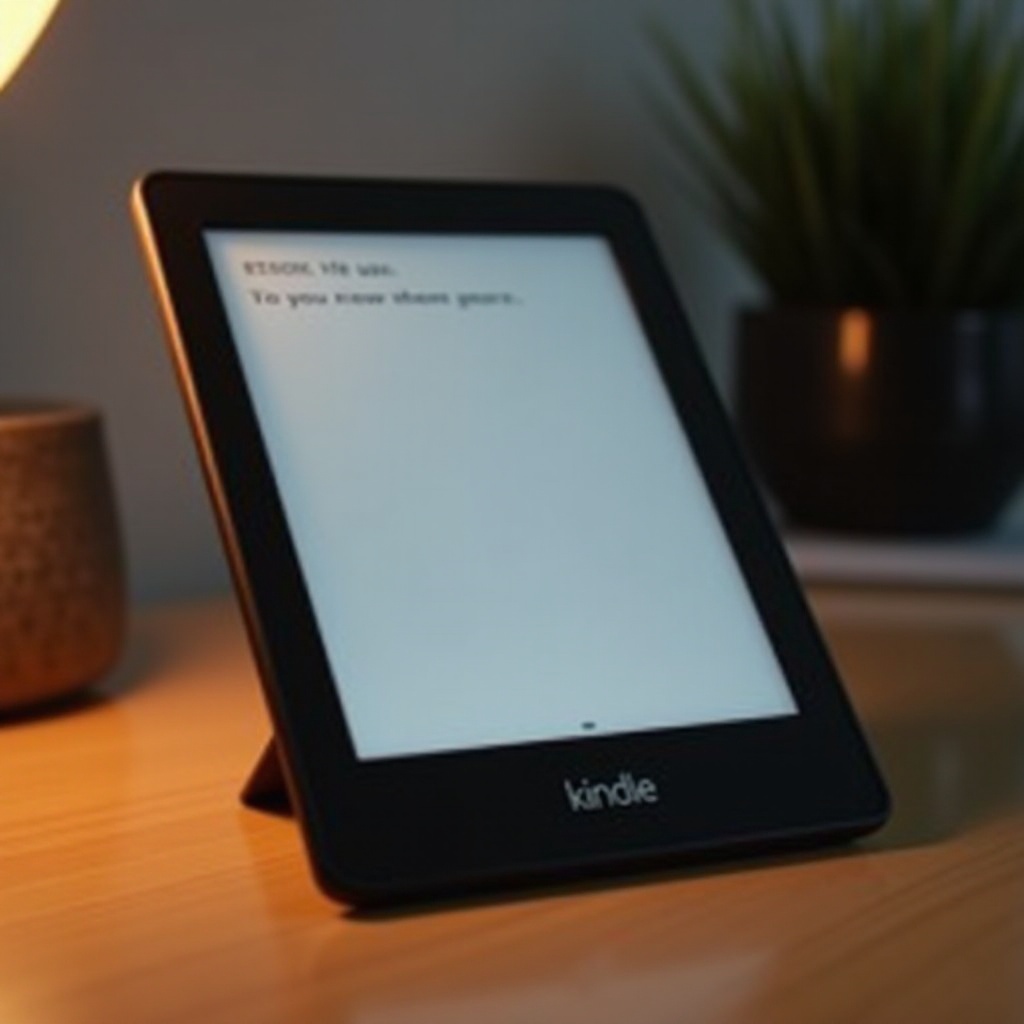 Kindle se nechce restartovat