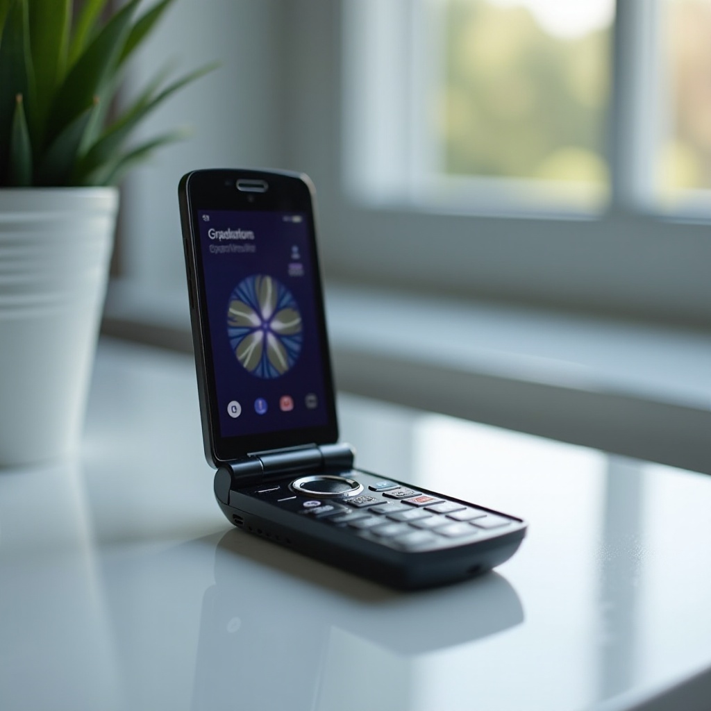 usamobile warp light na telefone z klapką