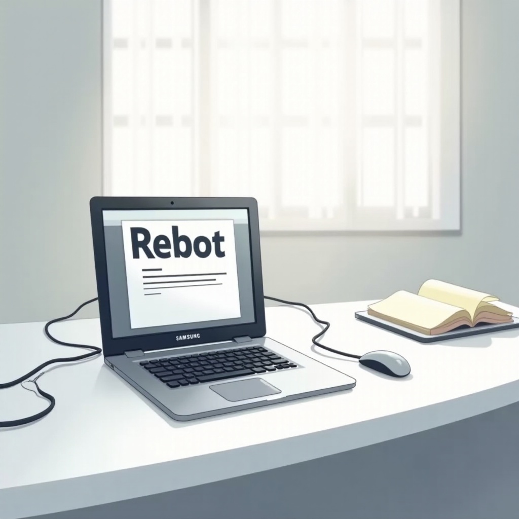 how to reboot a samsung laptop
