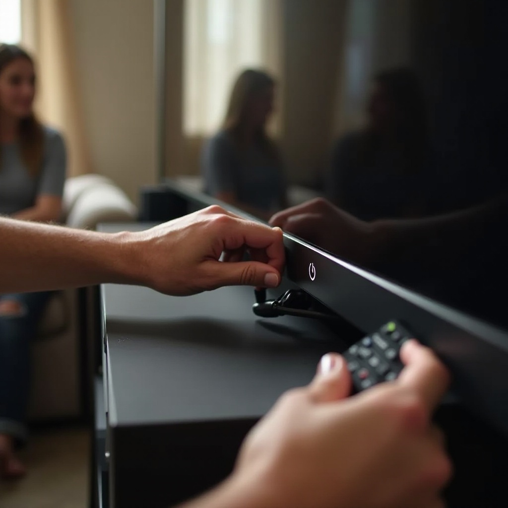 телевизор Vizio не включается, нет света