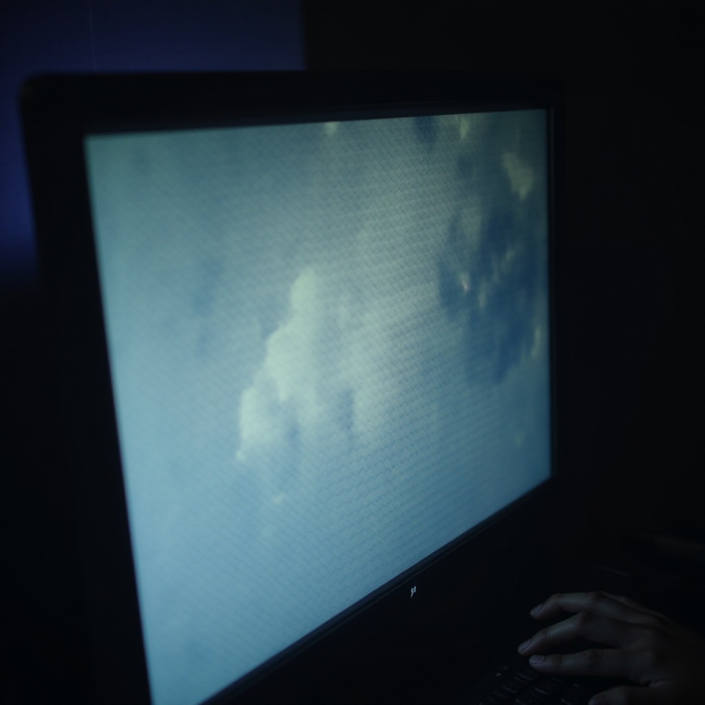 изгорео екран рачунара