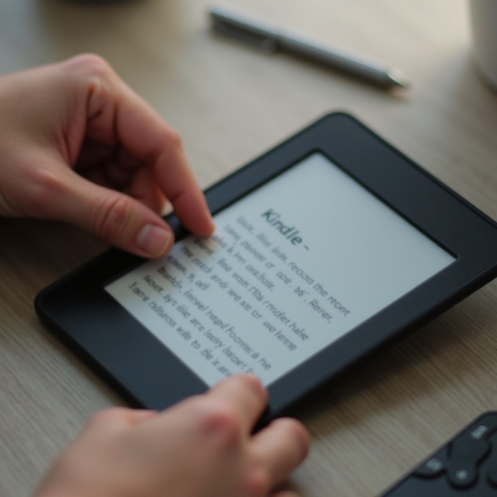 Kindle se nechce restartovat