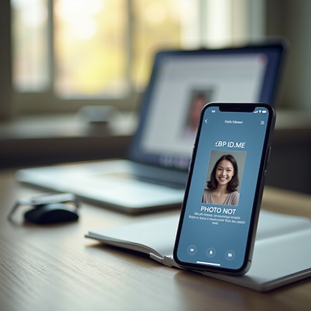 id.me mówi, że telefon nie rozpoznaje zdjęcia