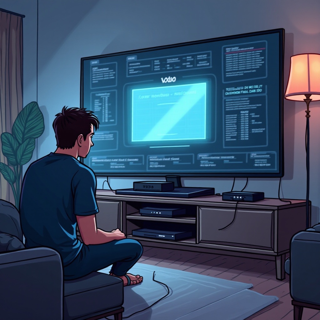 telewizor Vizio nie włącza się, brak światła