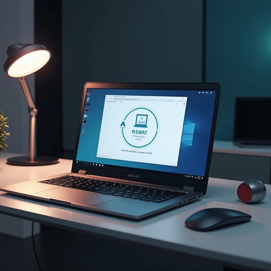 how to reboot a samsung laptop